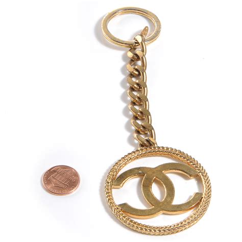 chanel car keychain|authentic Chanel keychain.